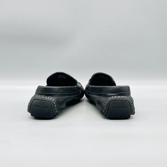 Cole Haan Shoes Mens 7 Gray Leather Bit Driving Moc Loafers Casual Comfort main image 10